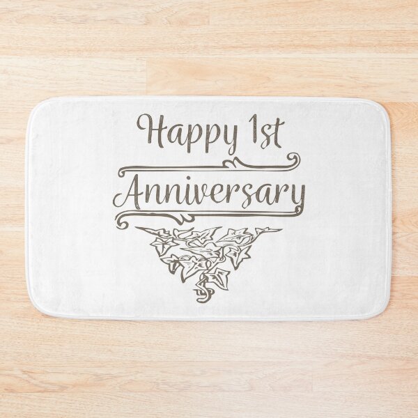 Item preview, Happy 1st Anniversary designed and sold by 4AllTimes.