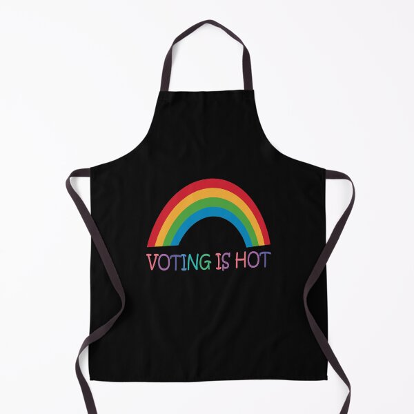 Item preview, Rainbow Voting Is Hot designed and sold by Custom Crest.