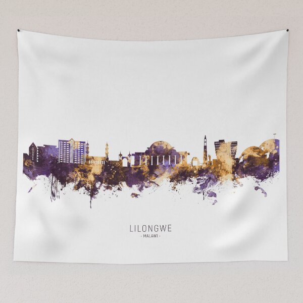 Item preview, Lilongwe Malawi Skyline designed and sold by ArtPrints.