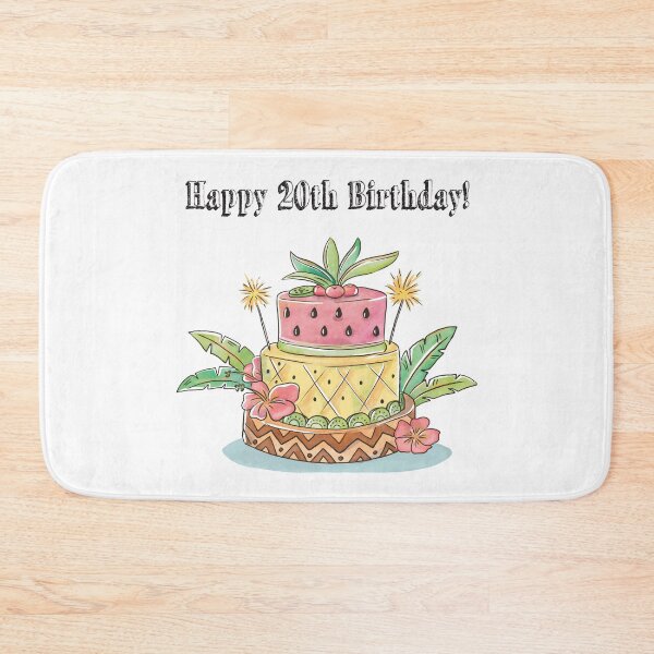 Item preview, Happy 20th Birthday designed and sold by 4AllTimes.