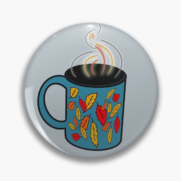 Artikelvorschau, Dekorierte blaue Tasse Kaffee entworfen und verkauft von BV-creas.