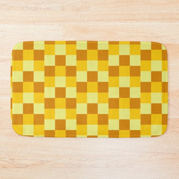 Item preview, Yellow Checkers designed and sold by kafeonbubble.