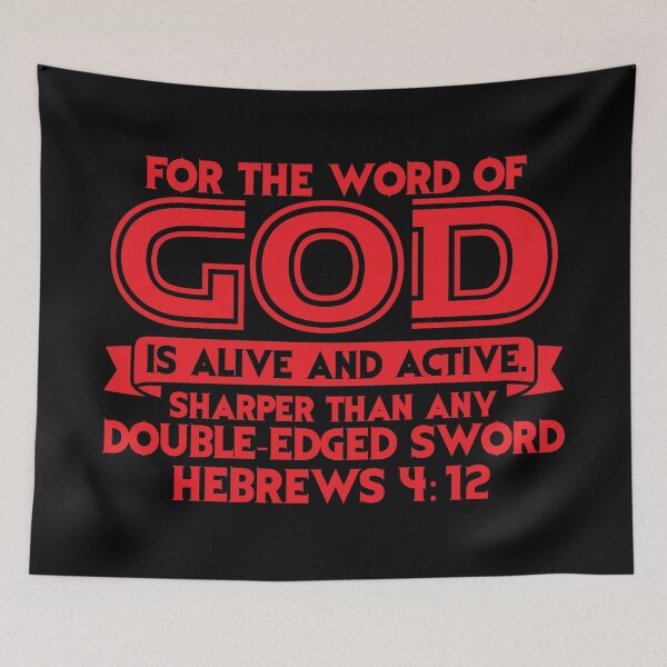Item preview, Hebrews 4:12 designed and sold by plushism.