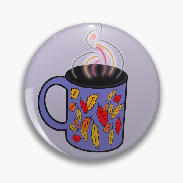 Artikelvorschau, Dekorierte lila Tasse Kaffee entworfen und verkauft von BV-creas.