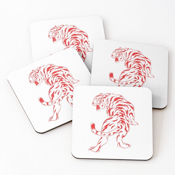 Item preview, Red Tiger Sketch Tattoo Style Year of the Tiger 2022 designed and sold by SoccaTamam.