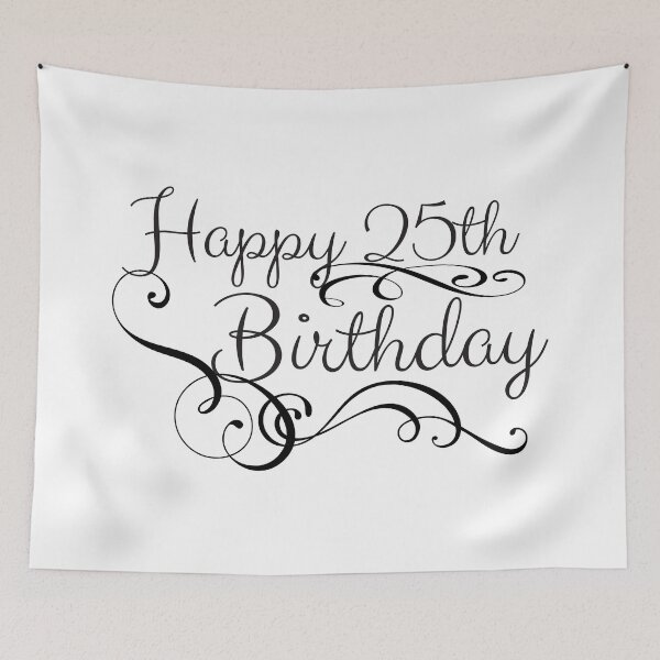 Item preview, Happy 25th Birthday designed and sold by 4AllTimes.
