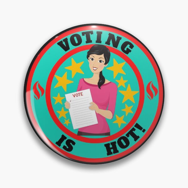 Item preview, Voting is Hot! designed and sold by UnboundFull.