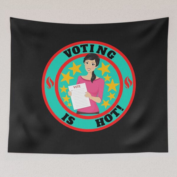 Item preview, Voting is Hot! designed and sold by UnboundFull.