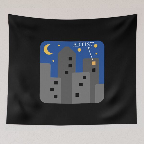 Item preview, Late Night Artist designed and sold by ArtStore20.