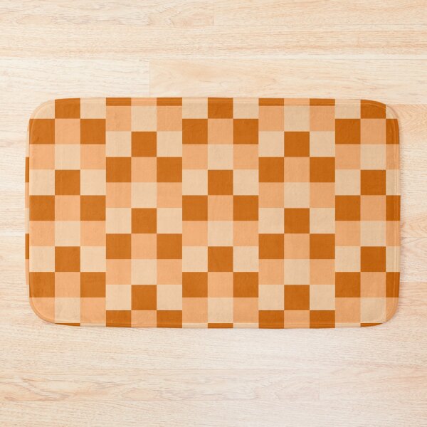 Item preview, Orange Checkers designed and sold by kafeonbubble.