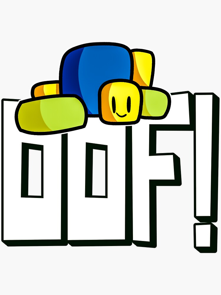 Oof Noob Funny Dank Meme Hand Drawn Gamer Youth Roblox shirt