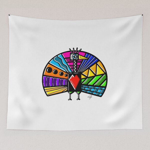 Item preview, Rainbow peacock designed and sold by Lior Halfon (Kalfo).