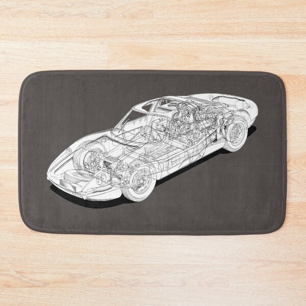 Item preview, Classic Racing Car 4 Vintage Drawing designed and sold by kief-clothes.
