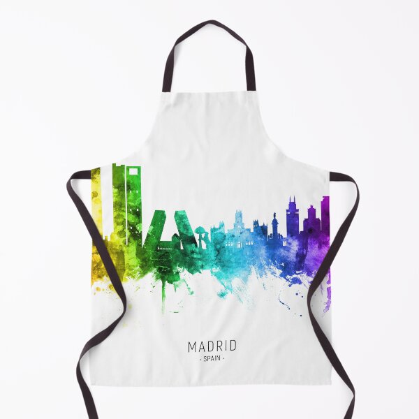Aperçu de l'œuvre Madrid Spain Skyline créée et vendue par ArtPrints.
