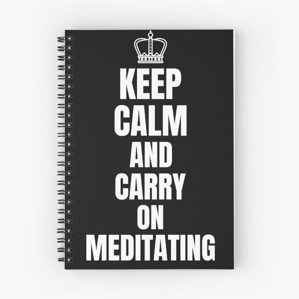 Item preview, Keep calm and carry on meditating designed and sold by spiritual-tee.