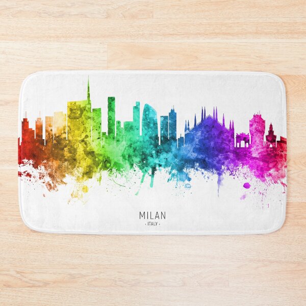 Item preview, Milan Italy Skyline designed and sold by ArtPrints.