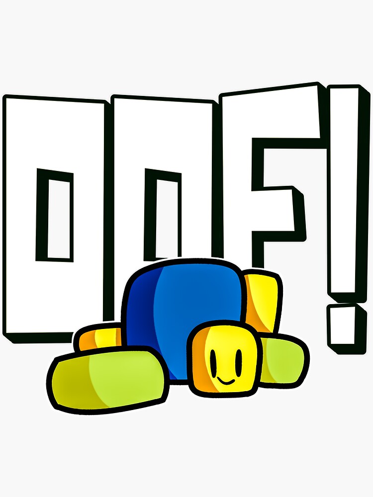 Cute Gaming Noob - OOF Meme Dabbing Dab Noob Gamer Boy Sticker