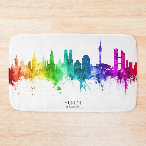 Item preview, Munich Germany Skyline designed and sold by ArtPrints.