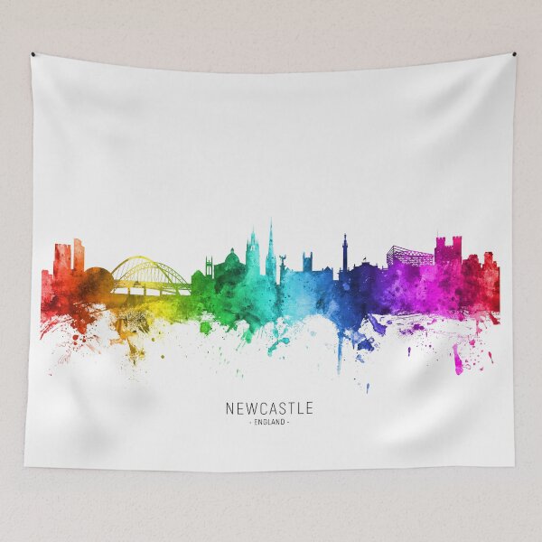 Artikelvorschau, Newcastle England Skyline entworfen und verkauft von ArtPrints.