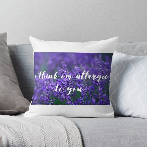 Allergy season Throw Pillow