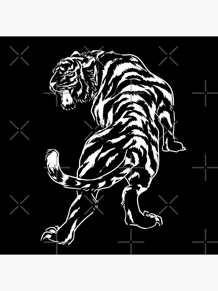 Graphic Sketch Tiger Portrait, Front View, Hand Drawn Vector Illustration,  Tattoo Design Royalty Free SVG, Cliparts, Vectors, and Stock Illustration.  Image 135274505.