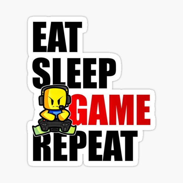 Item preview, Cute Gaming Noob - Eat Sleep Game Repeat designed and sold by Kieprongbuon-21.