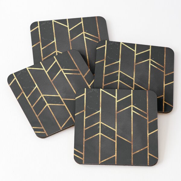 Item preview, Black and Gold Geometry designed and sold by MA DESIGNS.