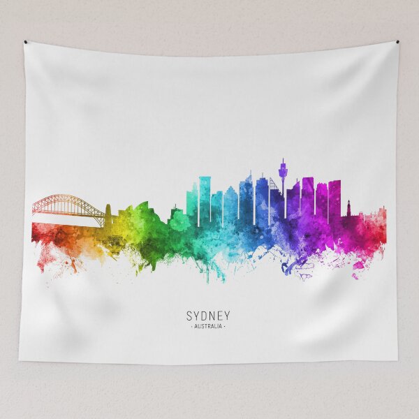 Item preview, Sydney Australia Skyline designed and sold by ArtPrints.