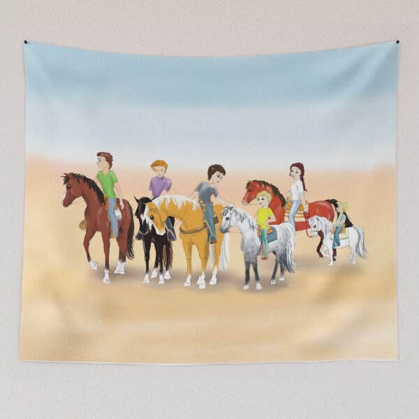 Item preview, "And Mom would take us horseback riding" designed and sold by maggieDAS.