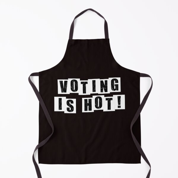 Item preview, Voting is Hot - Black Text designed and sold by BusyMonkeys.