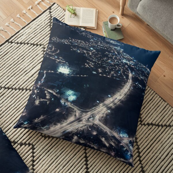 Electric Nights Floor Pillow