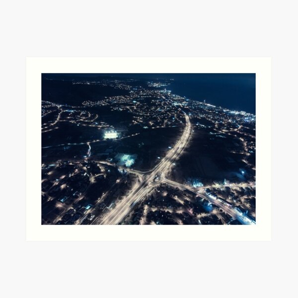 Electric Nights Art Print