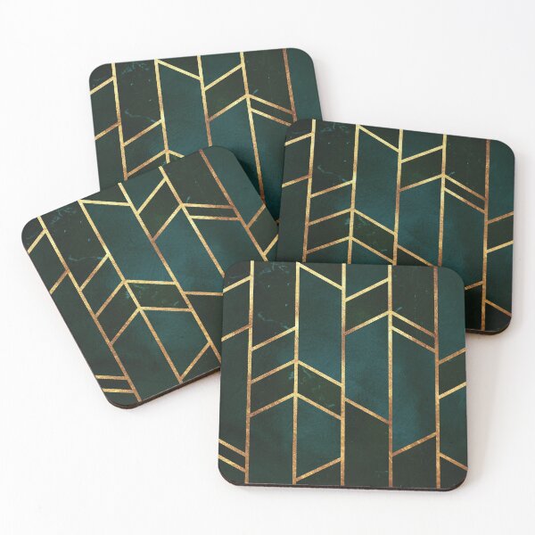 Item preview, Green and Gold Geometry designed and sold by MA DESIGNS.