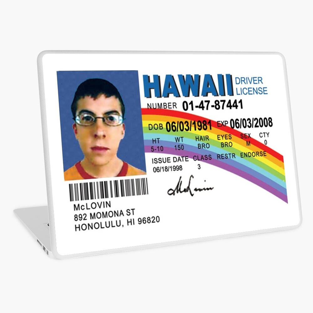 Superbad Mclovin Fake Id Quote