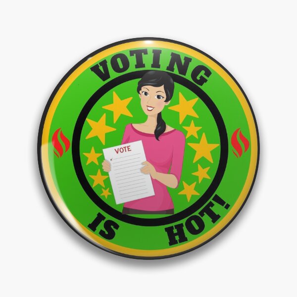 Item preview, Voting is Hot! designed and sold by UnboundFull.