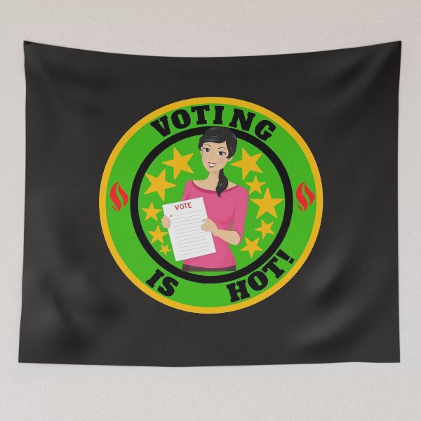 Item preview, Voting is Hot! designed and sold by UnboundFull.
