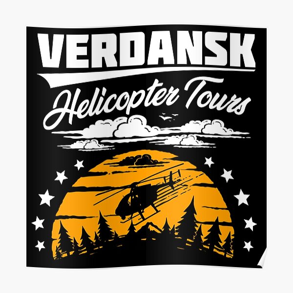 Warzone/Verdansk Helicopter Tours Poster