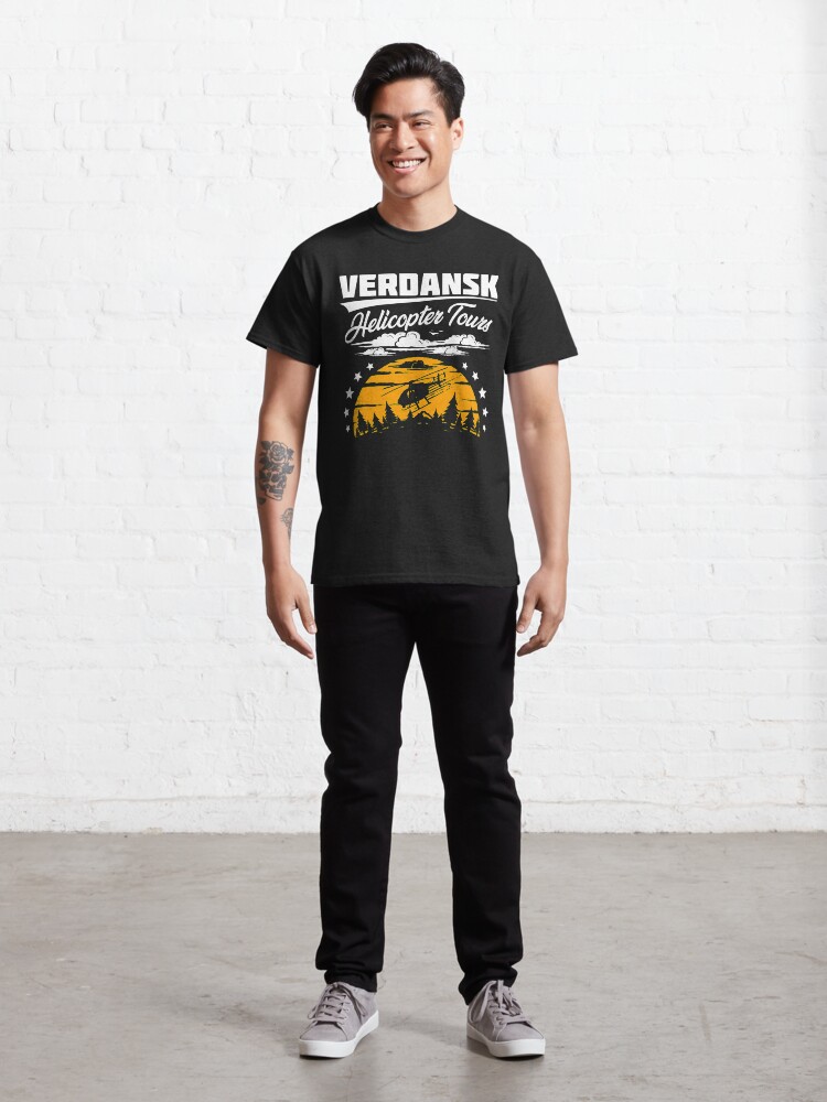 Alternate view of Warzone/Verdansk Helicopter Tours Classic T-Shirt