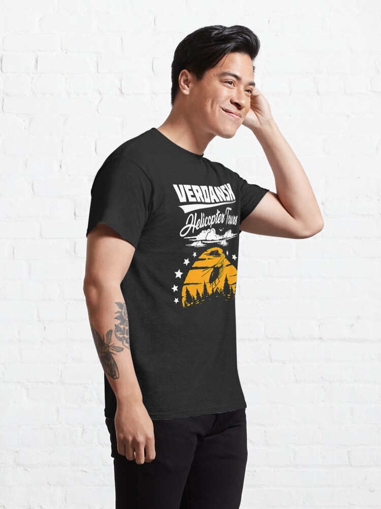 Alternate view of Warzone/Verdansk Helicopter Tours Classic T-Shirt