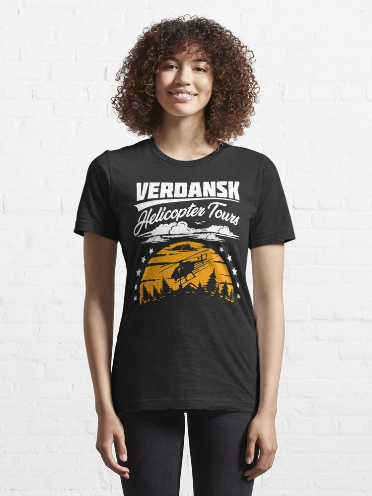 Disover Warzone/Verdansk Helicopter Tours | Essential T-Shirt 