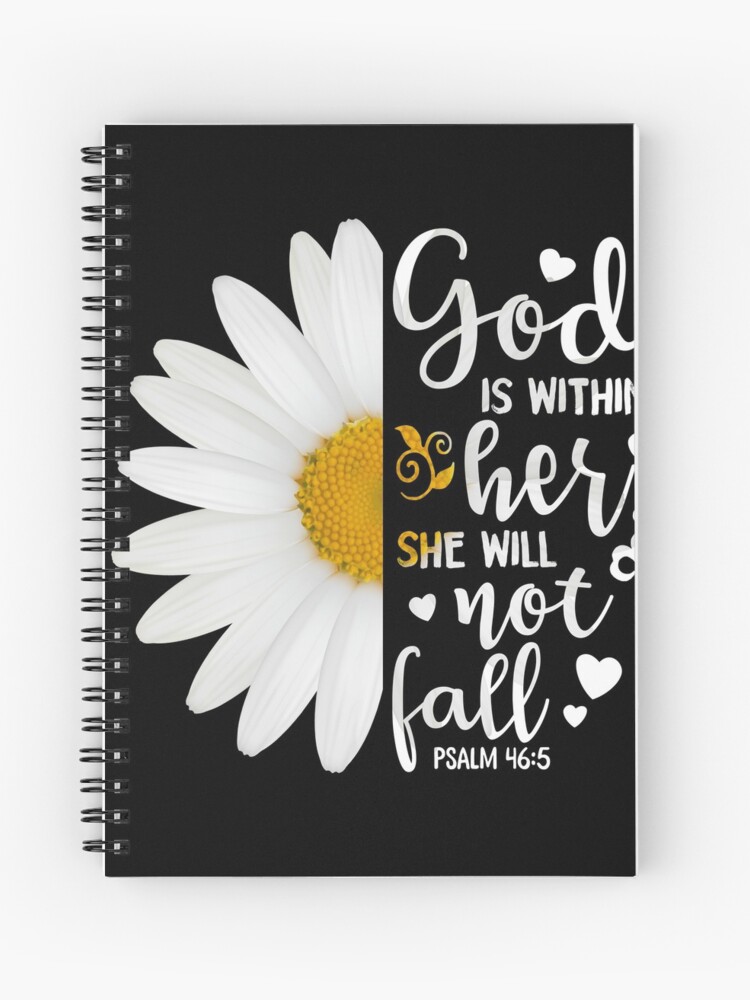 God Is Within Her She Will Not Fail Daisy T-Shirt God Is Within Her She Will Not Fail Daisy T-Shirt