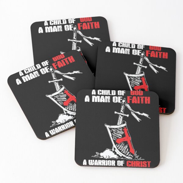 Item preview, I Am A Child of God A Man of Faith A Warrior of Christ Shirt designed and sold by CindyGifts.