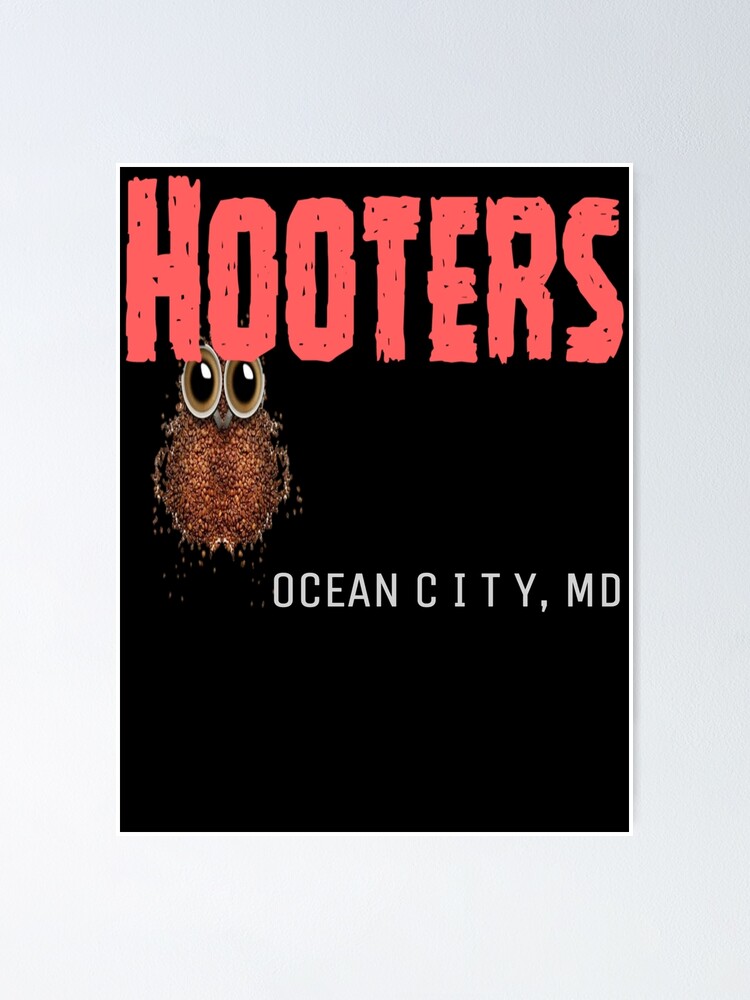 "Hooters" Poster for Sale by TRINDS Redbubble