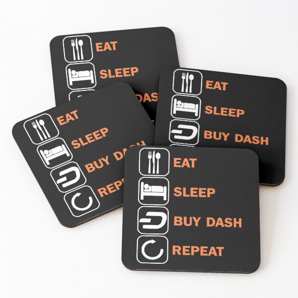 Item preview, Eat Sleep Buy Dash Repeat Cryptocurrency designed and sold by DerNerd.
