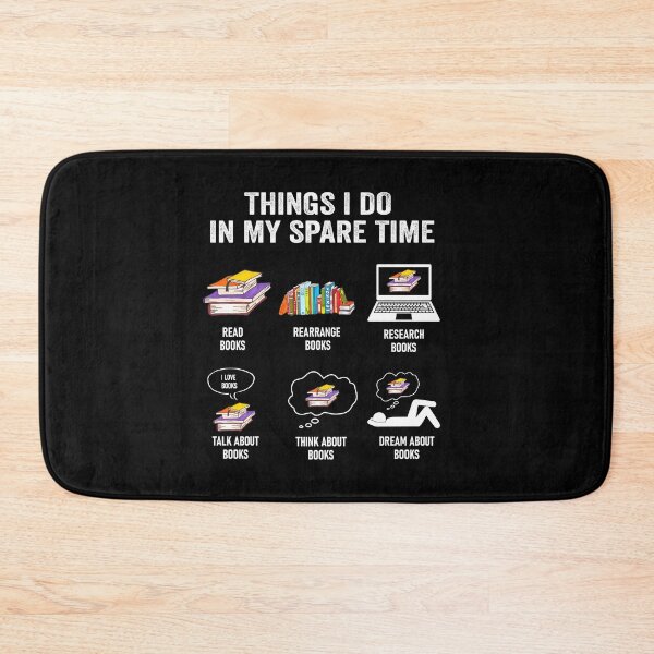 Item preview, Funny Book Lover - Things I Do In Spare Time designed and sold by silverhexagon.