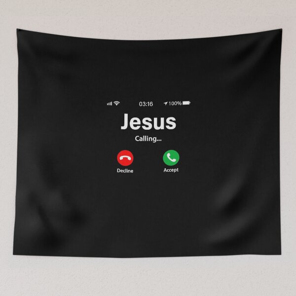 Item preview, Jesus Calling Shirt - Funny Jesus Phone Christian T-Shirt designed and sold by CindyGifts.