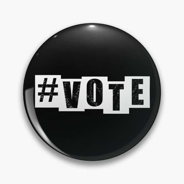 Item preview, #Vote - Black Text designed and sold by BusyMonkeys.