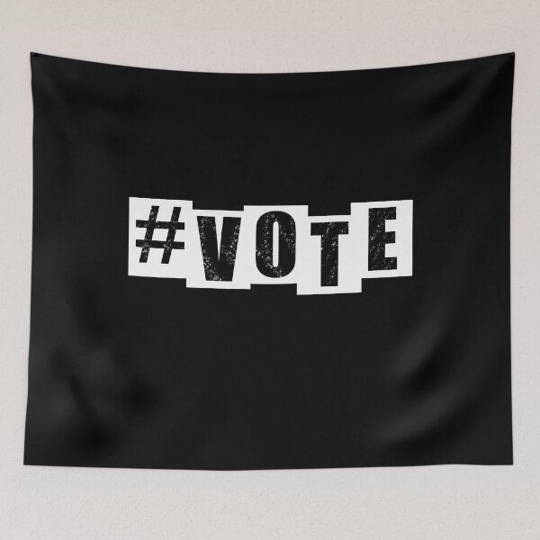 Item preview, #Vote - Black Text designed and sold by BusyMonkeys.
