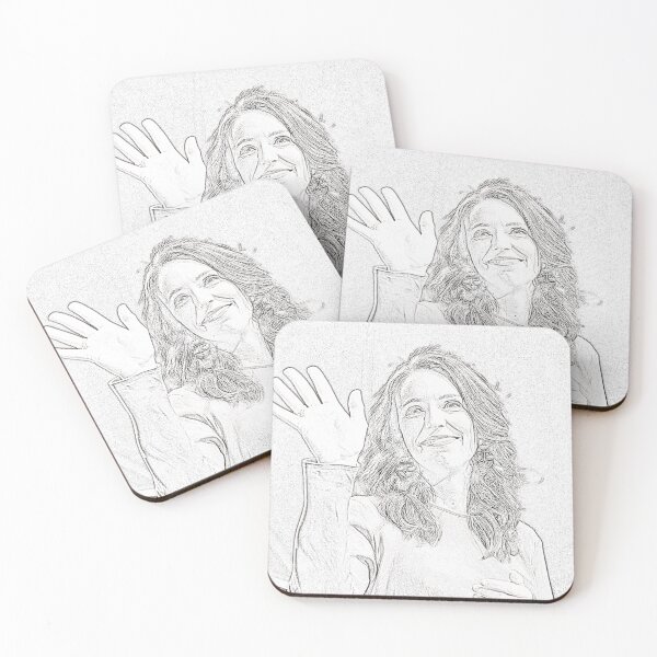 Item preview, Jacinda Ardern - black and white portrait designed and sold by KevinVee.