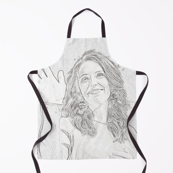 Item preview, Jacinda Ardern - black and white portrait designed and sold by KevinVee.